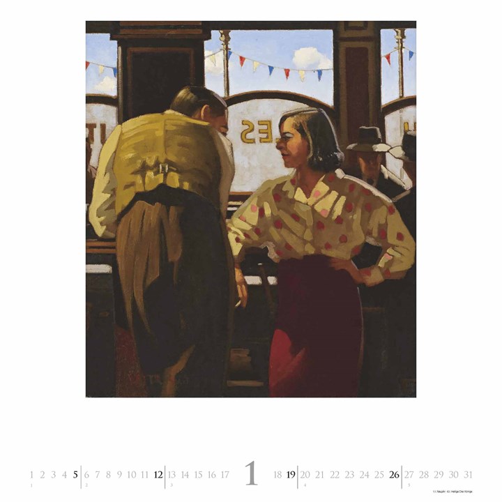 Jack Vettriano Deluxe Calendar 2025