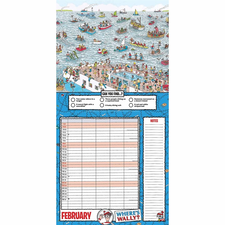 Where's Wally Family Planner 2025