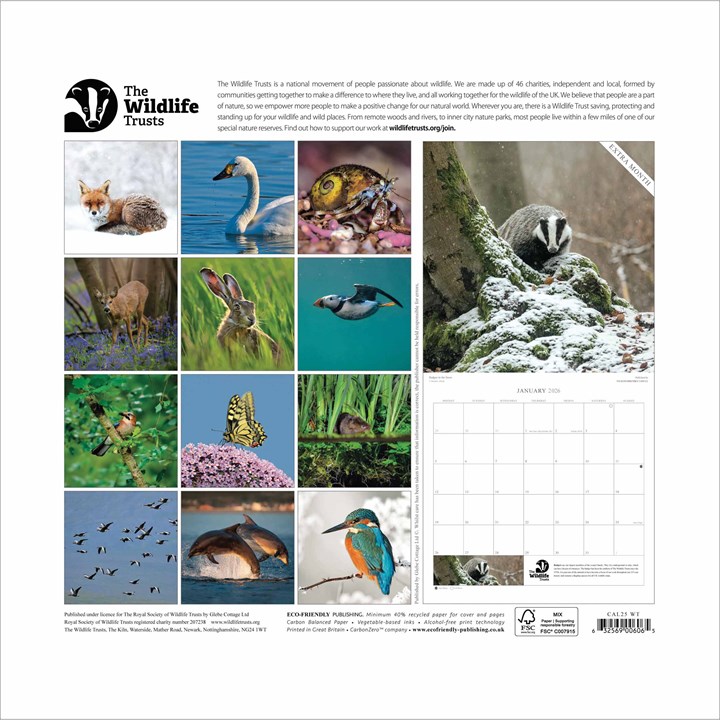 The Wildlife Trusts Calendar 2025