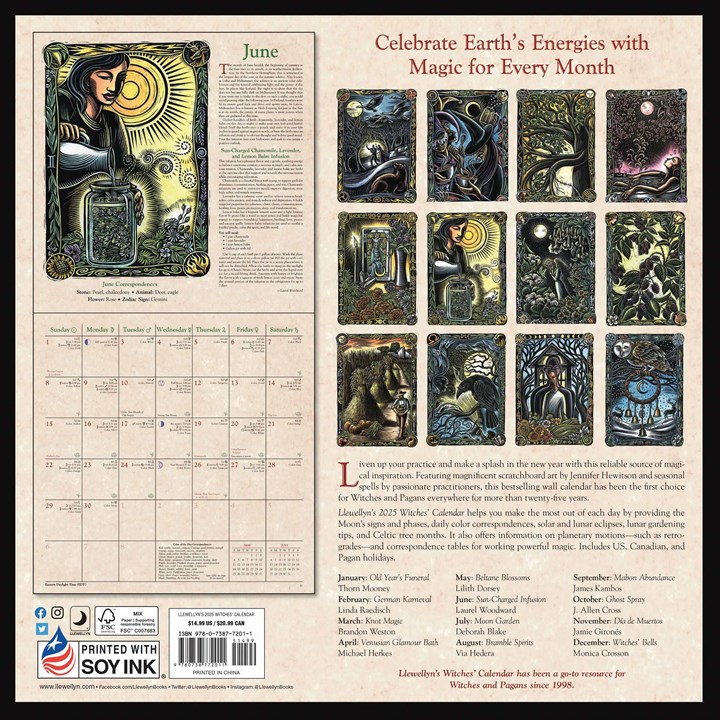 Llewellyn's Witches' Calendar 2025