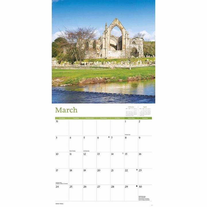 Yorkshire Dales National Park Calendar 2025