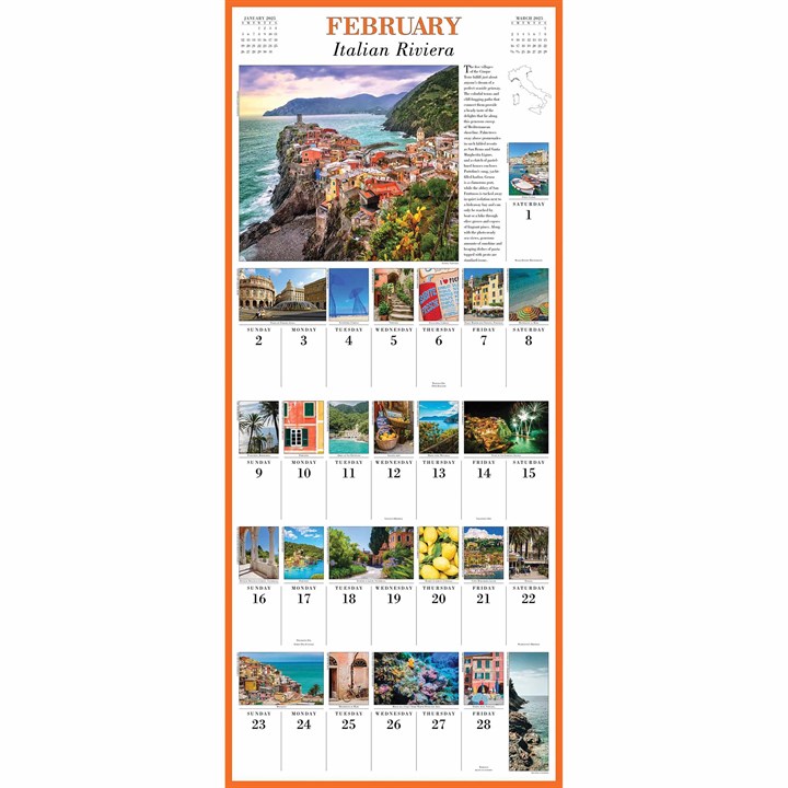 365 Days In Italy Deluxe Calendar 2025