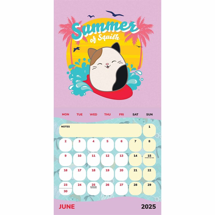 Squishmallows Calendar 2025