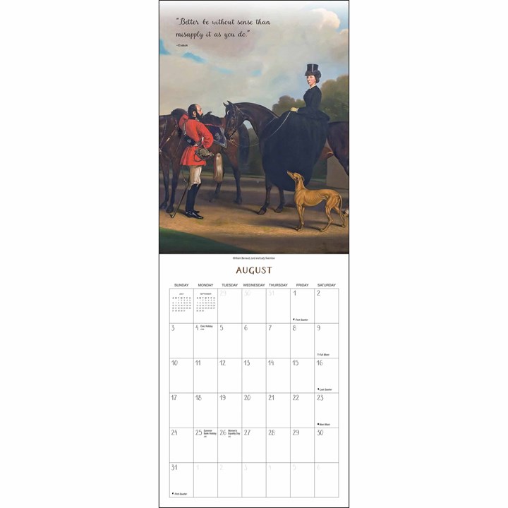 Jane Austen Deluxe Calendar 2025