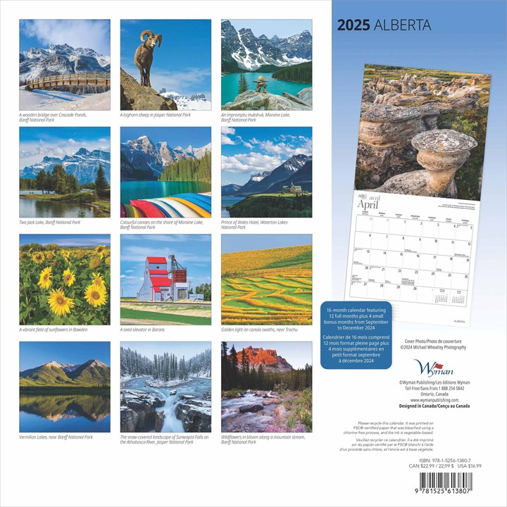 Alberta Calendar 2025