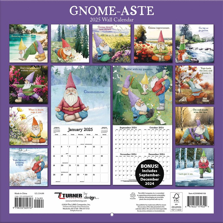 GnomeAste Calendar 2025