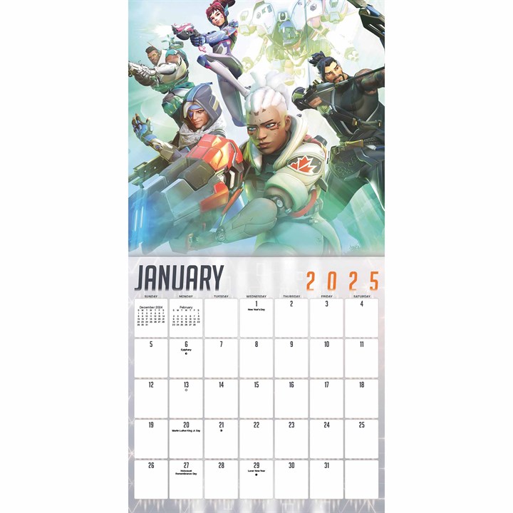 Overwatch Calendar 2025