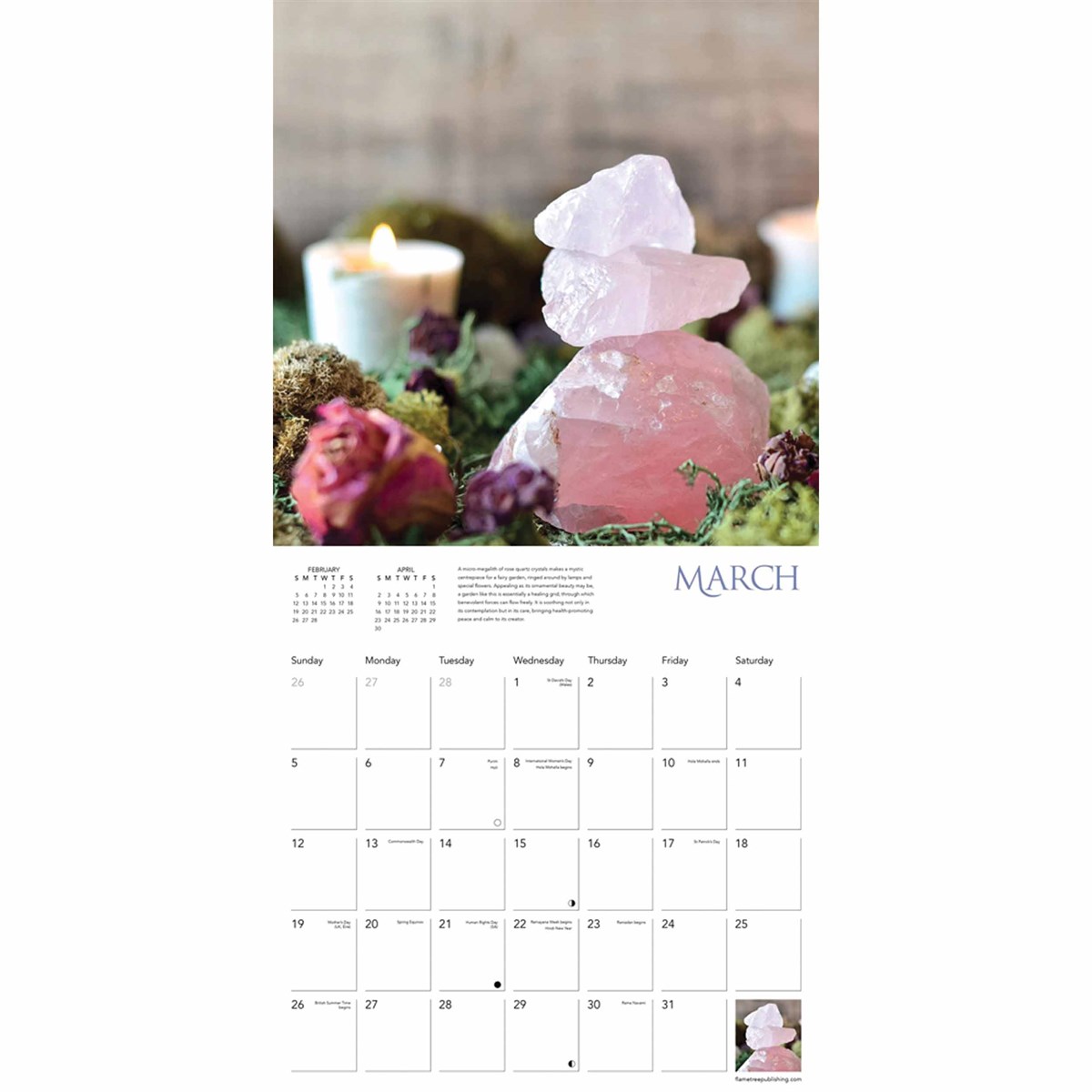 Healing Crystals Calendar 2023