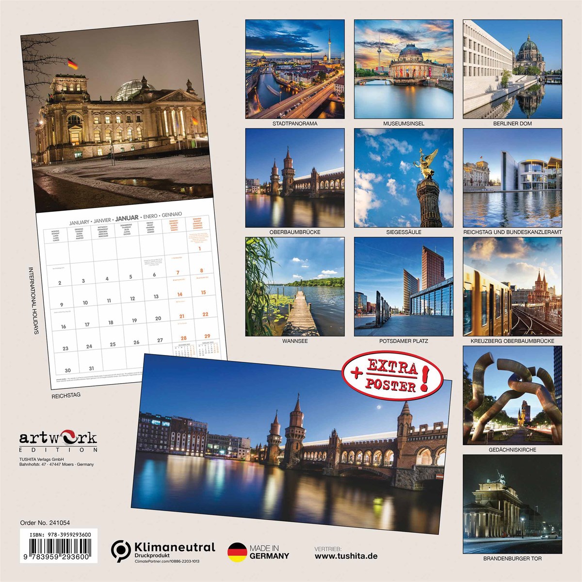 Berlin At Twilight Calendar 2024
