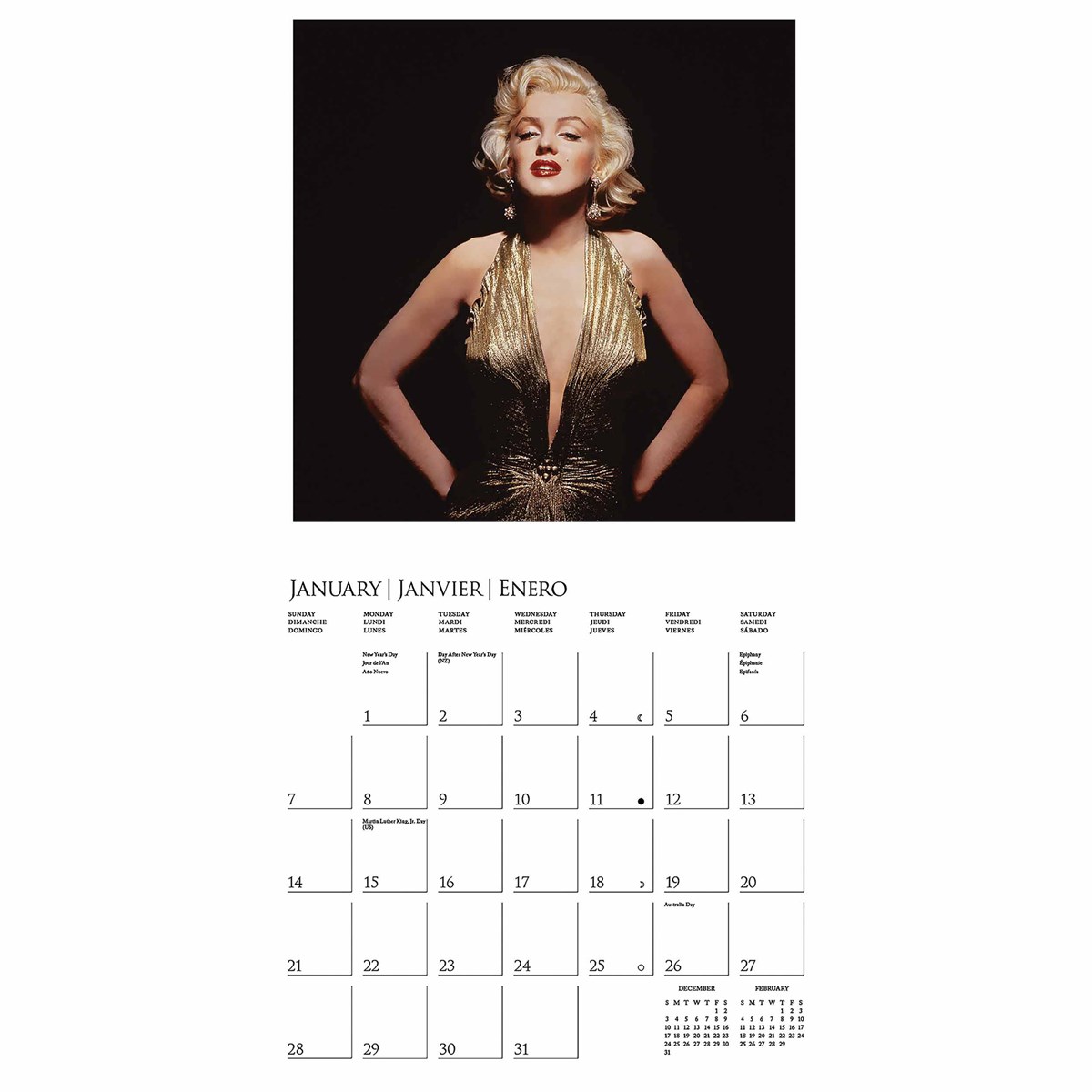 Marilyn Monroe Calendar 2024