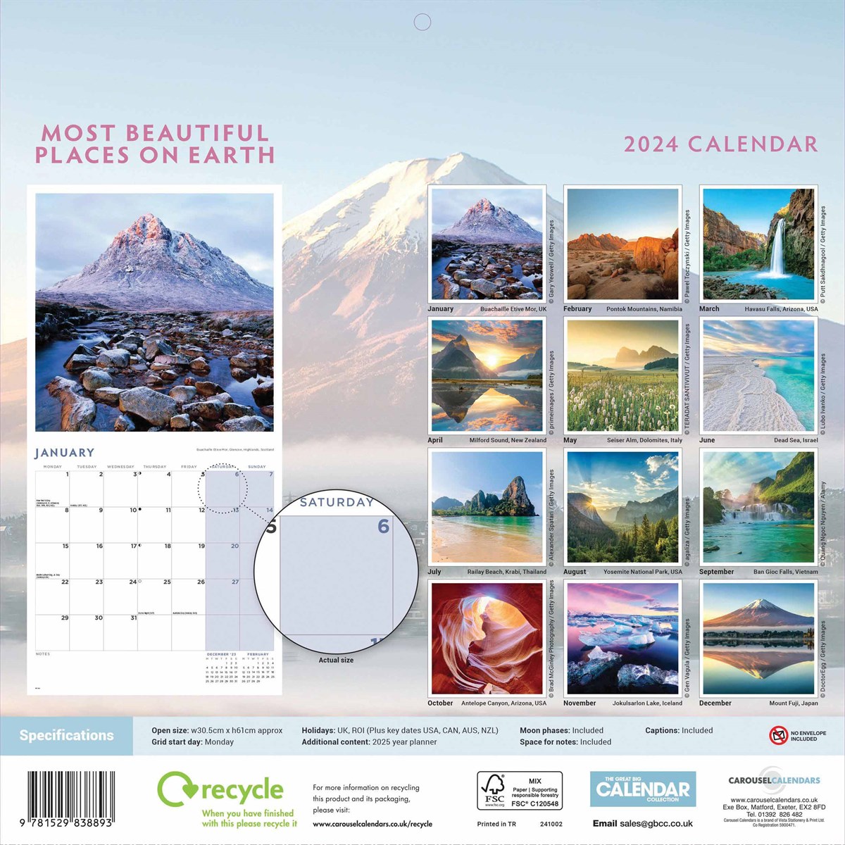 Catffirmations Wall Calendar 2024, 52 OFF