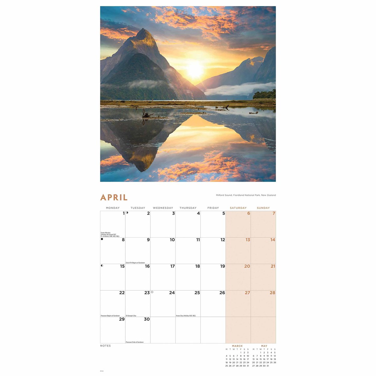 Most Beautiful Places On Earth Calendar 2024