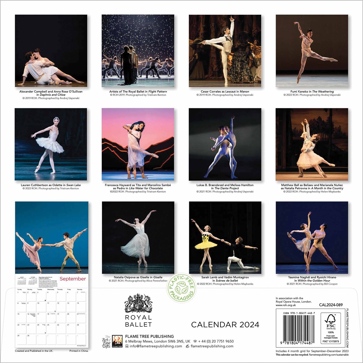 Royal Ballet Calendar 2024