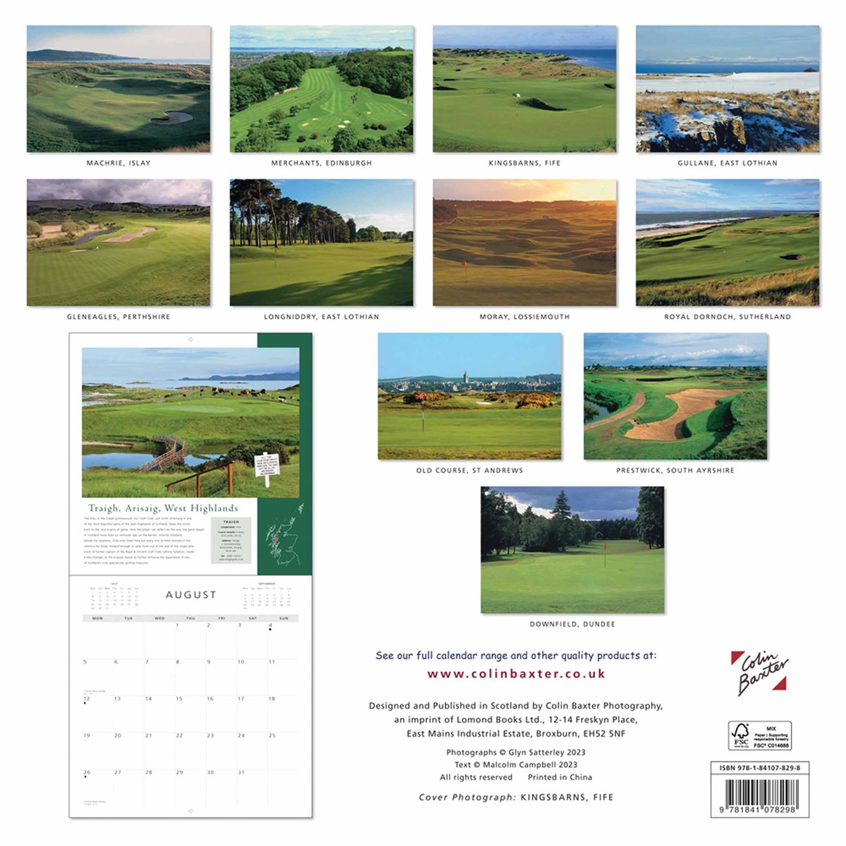 Scottish Golf Calendar 2024