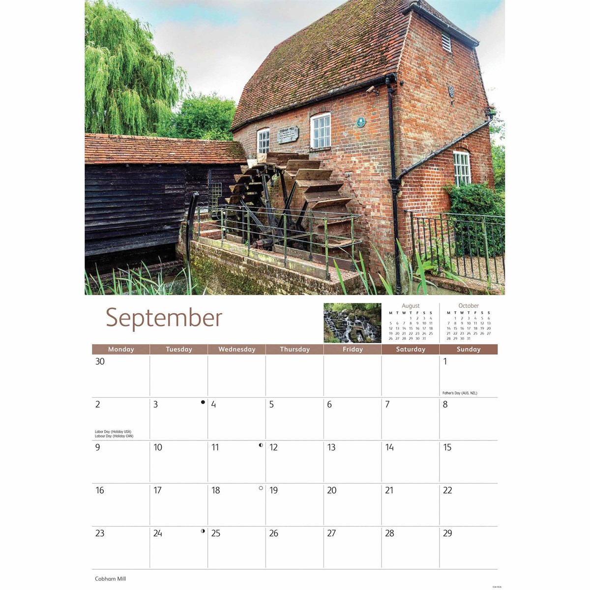 Surrey A4 Calendar 2024
