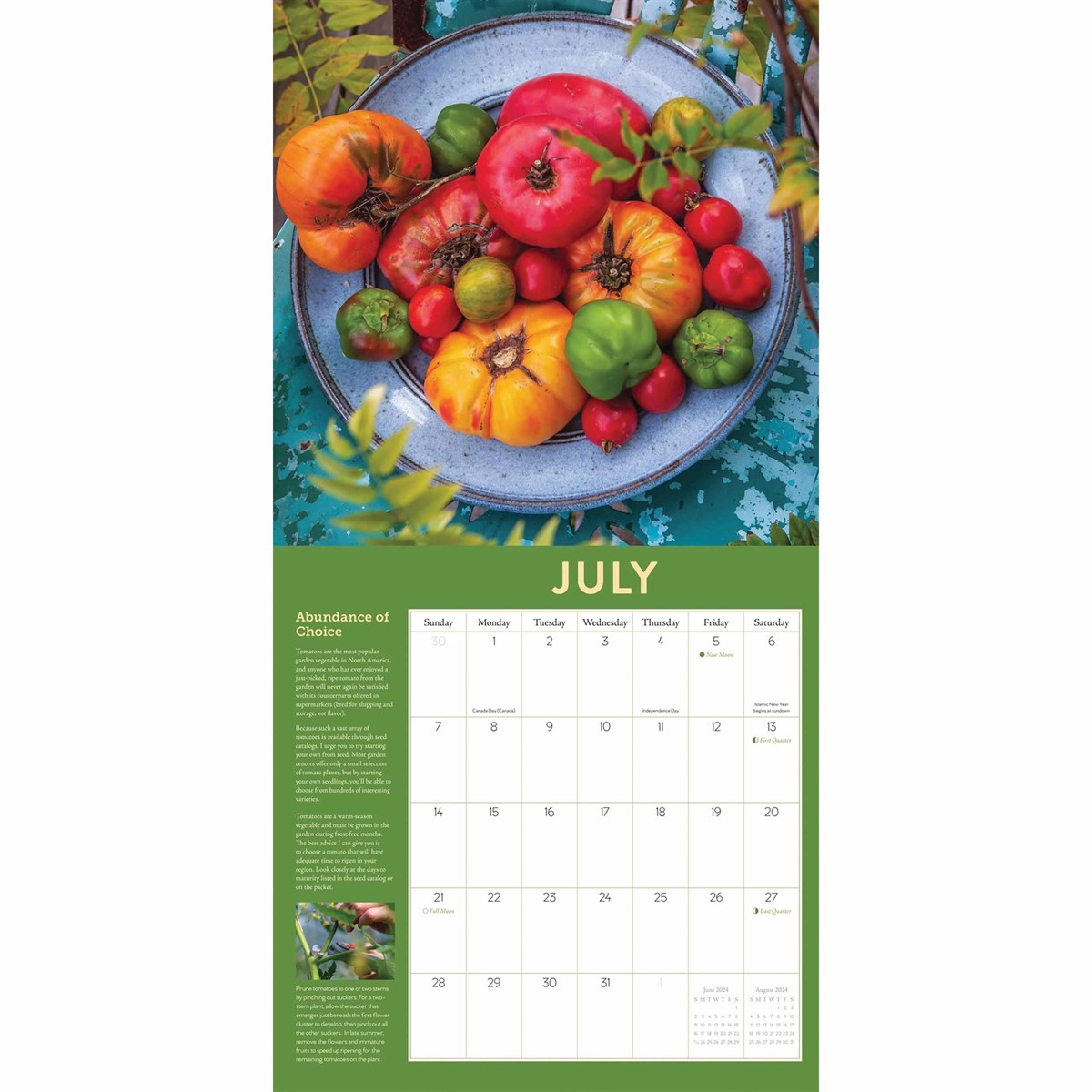 Vegetable Gardener Calendar 2024