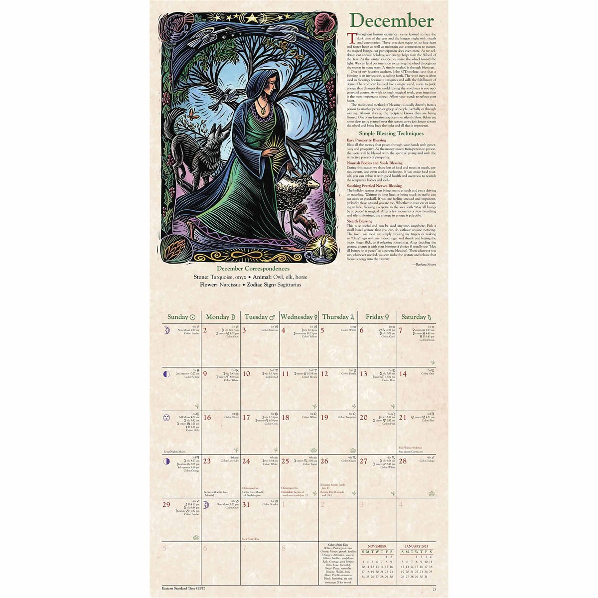 Llewellyn's Witches' Calendar 2024