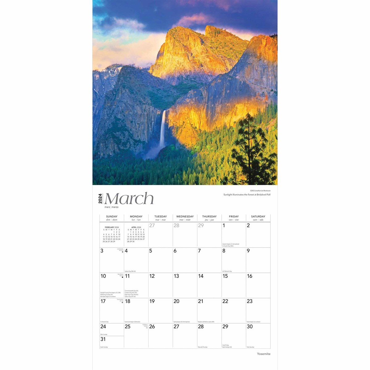 Yosemite Calendar 2024