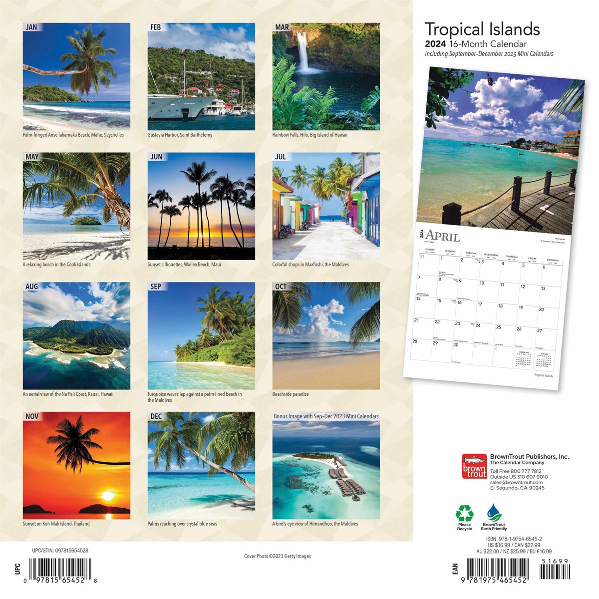 Tropical Islands Calendar 2024