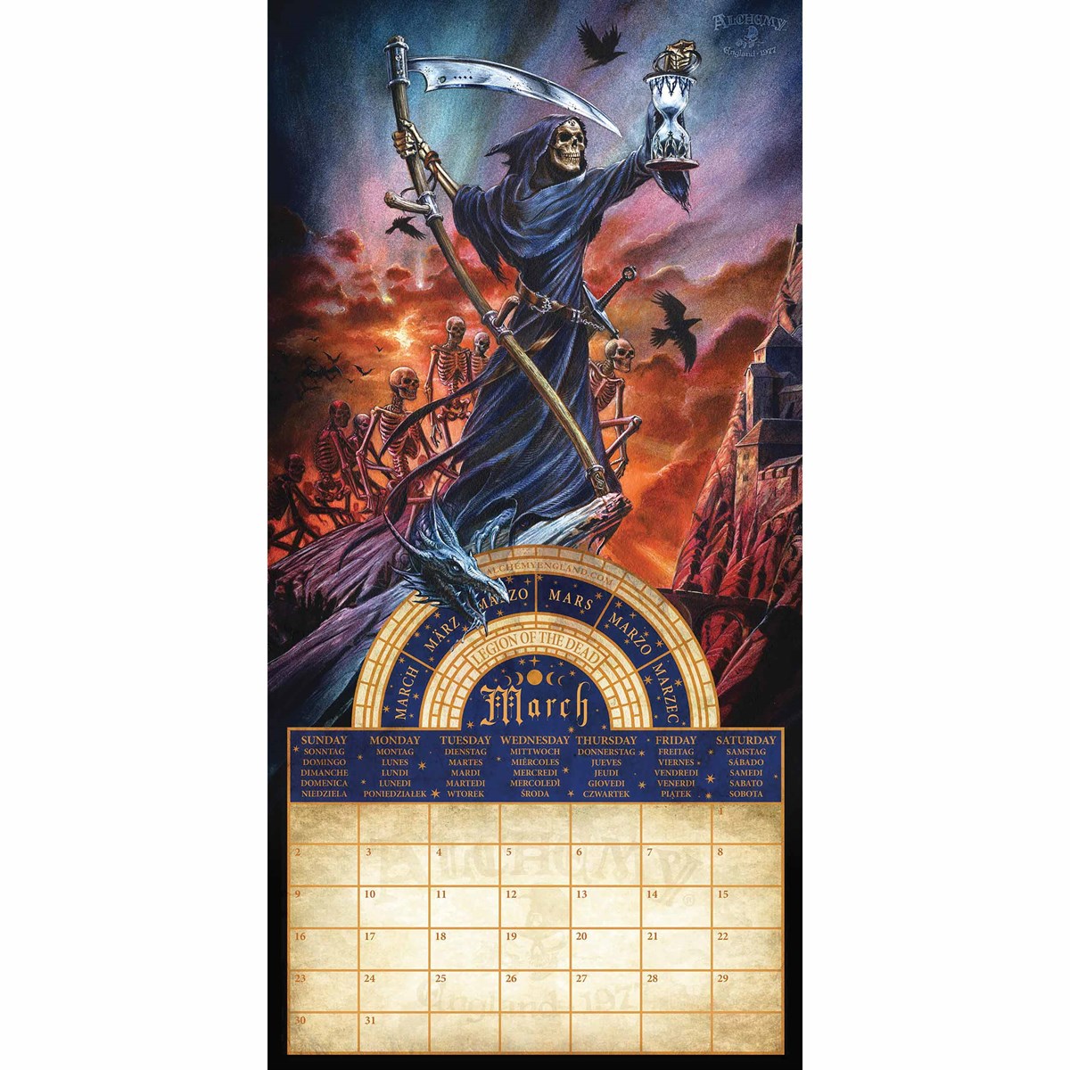 Alchemy Gothic Kalender 2025 