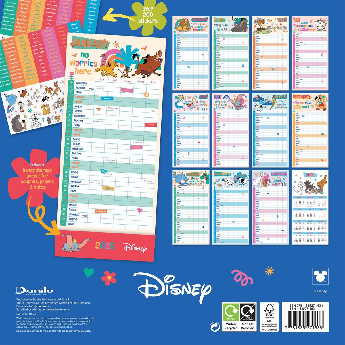 Disney Classics Family Planner 2025