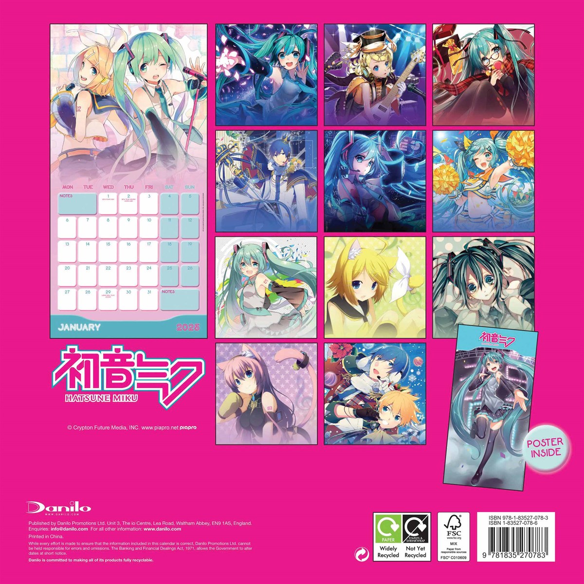 Hatsune Miku Calendar 2025