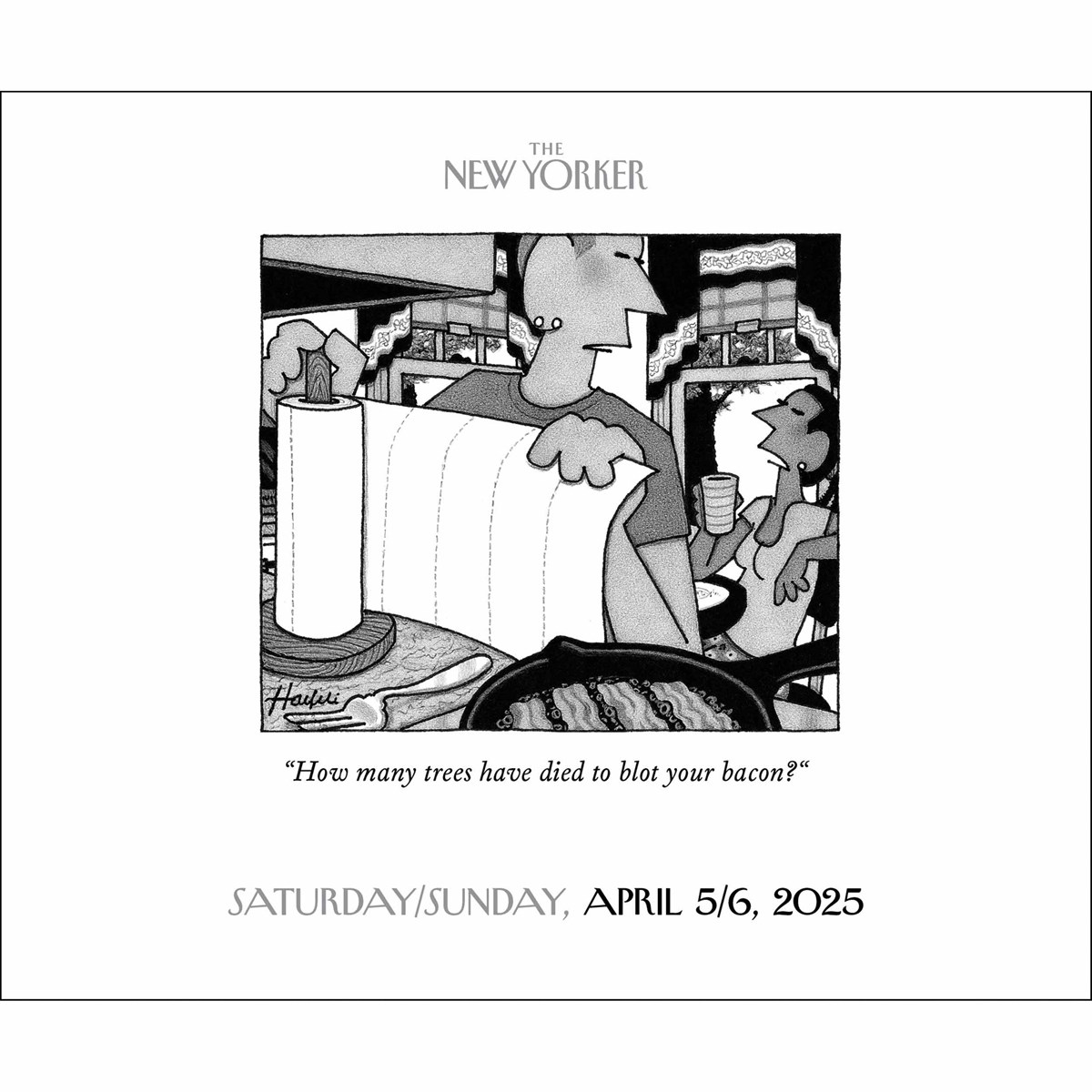 2025 New Yorker Desk Calendar