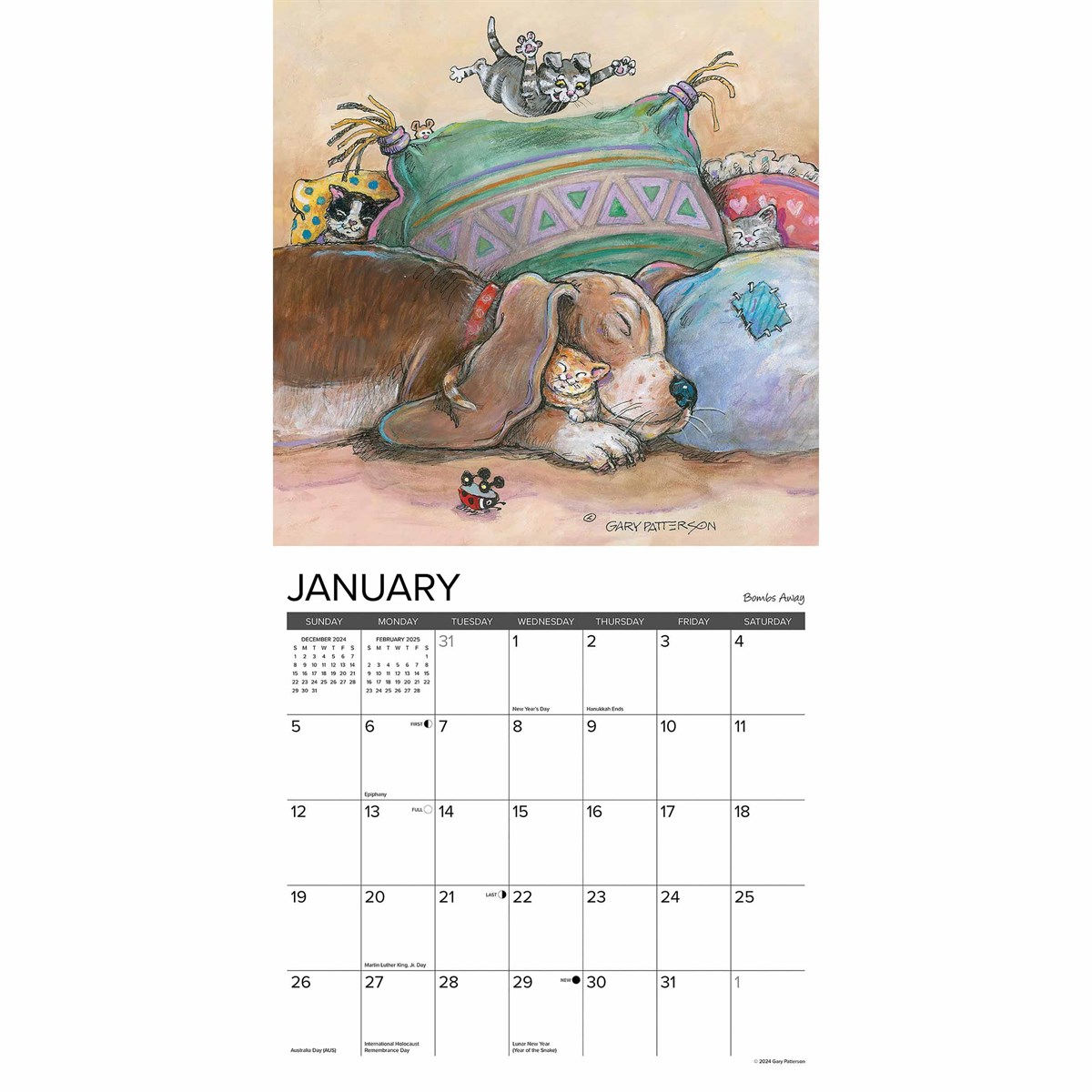 Gary Patterson, Paws & Claws Calendar 2025