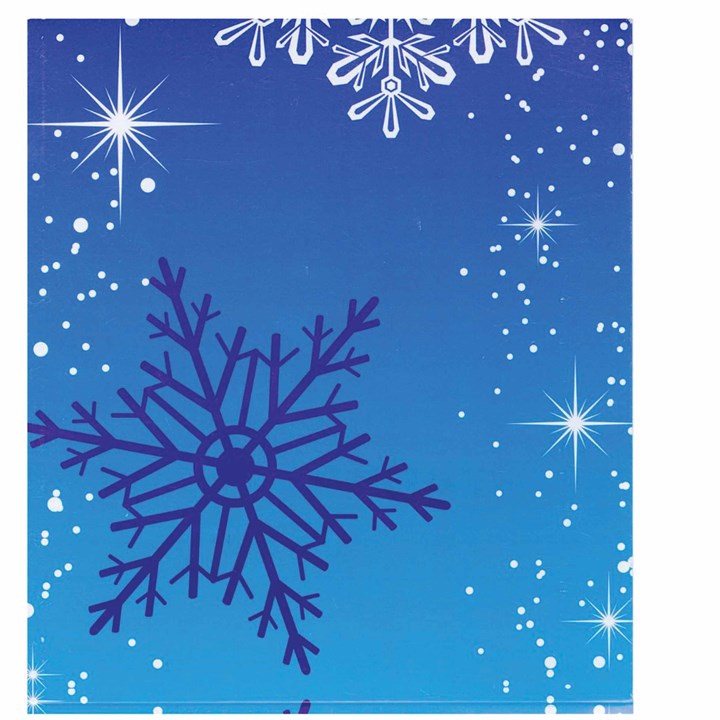 Snowflakes Easel Calendar Gift Wrap Envelope