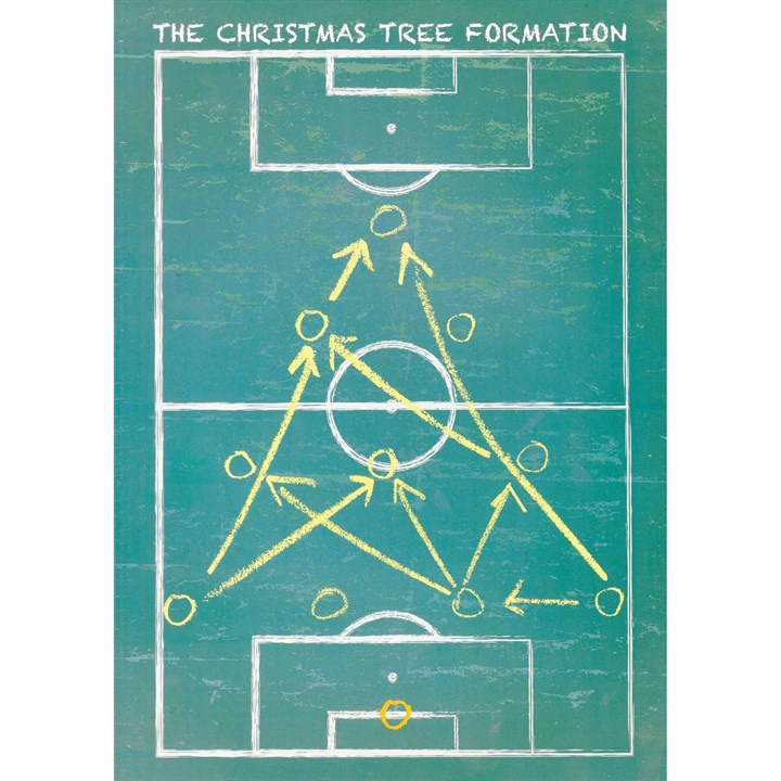 Football Tree Formation A3 Calendar Gift Wrap Envelope