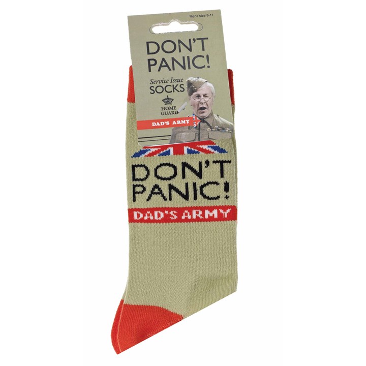 Dad's Army, Don't Panic! Socks - Size 8 - 11