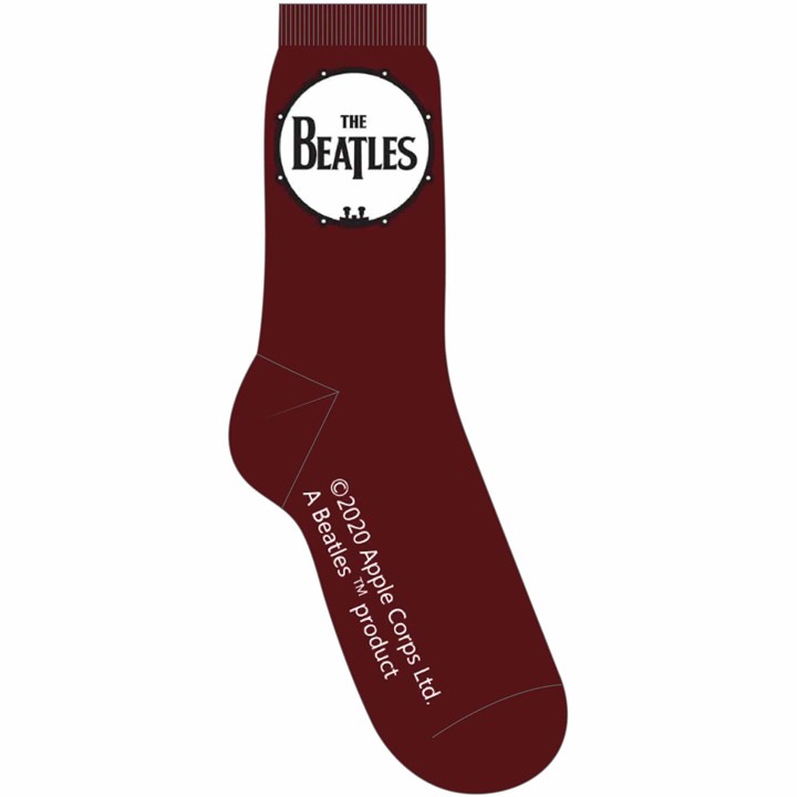 The Beatles, Drum Logo Socks - Size 7 - 11