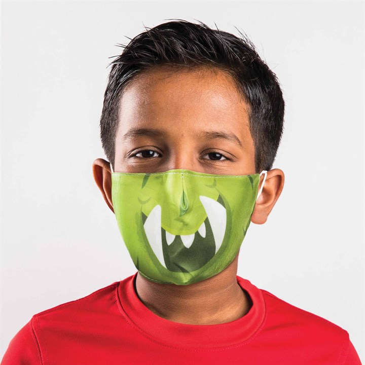 Monster Reusable Face Mask - Children's Size