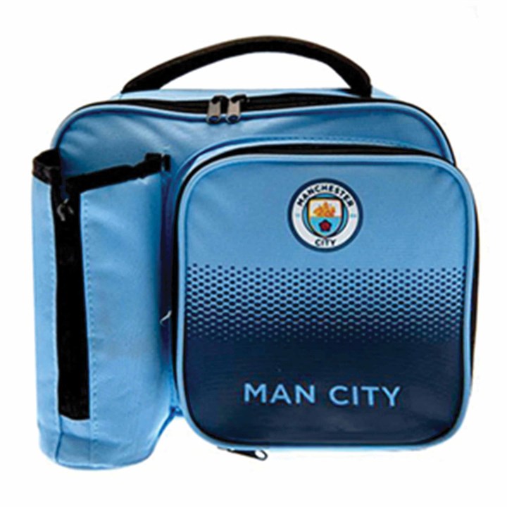 Manchester City FC Lunch Bag With Bottle Holder