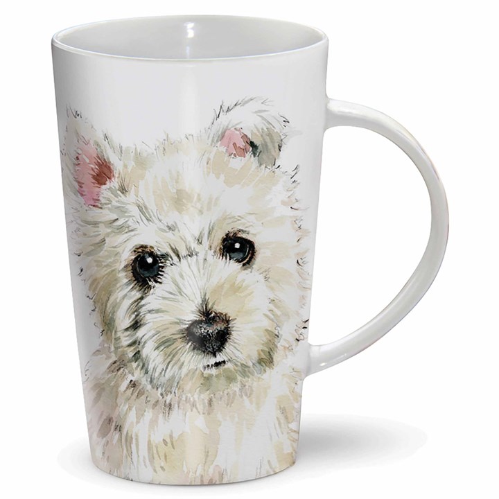 Puppy Dog Eyes, Westie Latte Mug