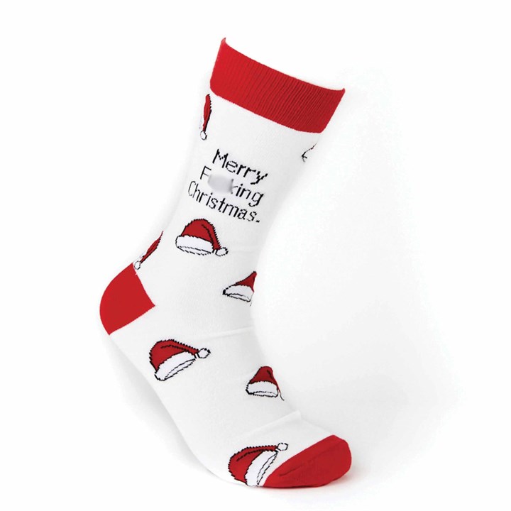 Merry F*cking Xmas Socks - UK Size 6 - 11