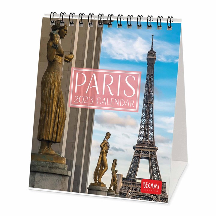 Paris Easel Desk Calendar 2023