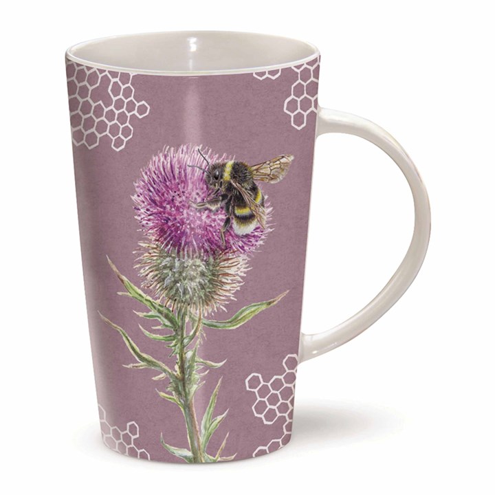 RSPB, The Riverbank In the Wild Bee & Thistle Lilac Riverbank Mug