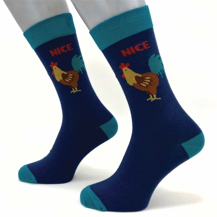 Nice Cockerel Socks - Size 7 - 11