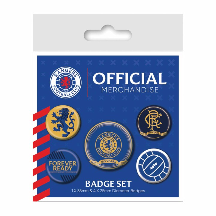 Rangers FC, 150 Years Badge Pack