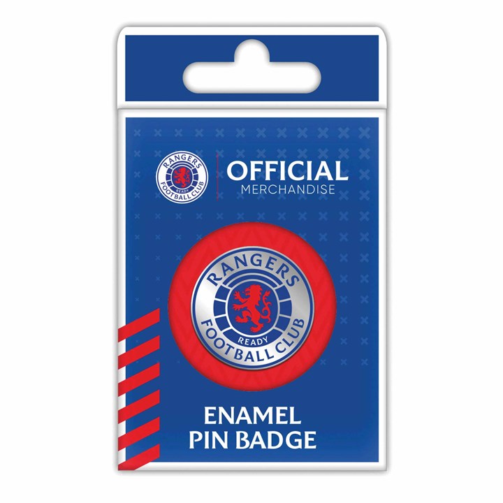 Rangers FC Club Crest Enamel Pin Badge