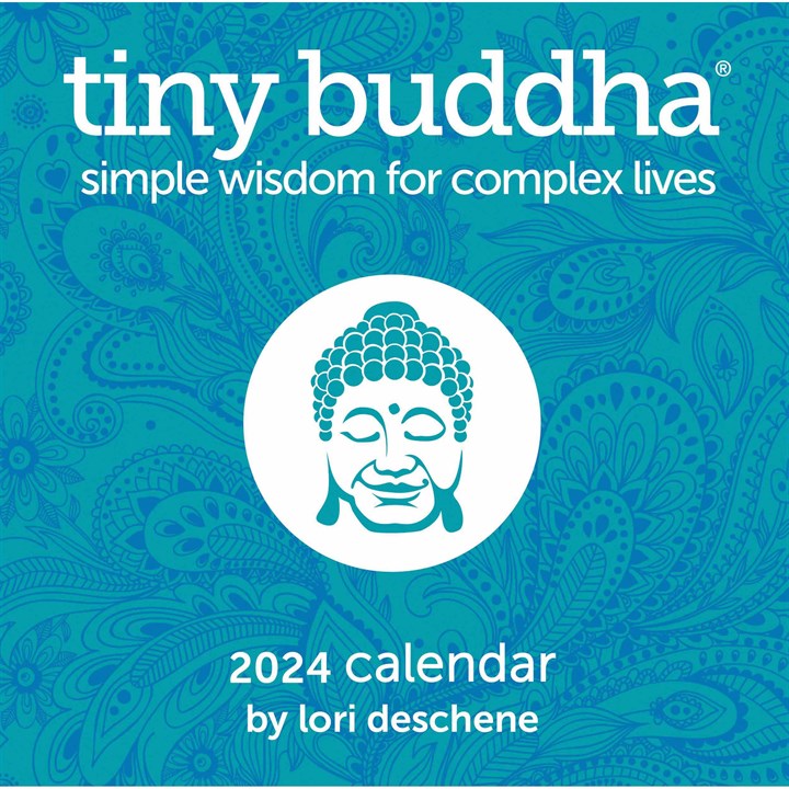 Tiny Buddha Desk Calendar 2024