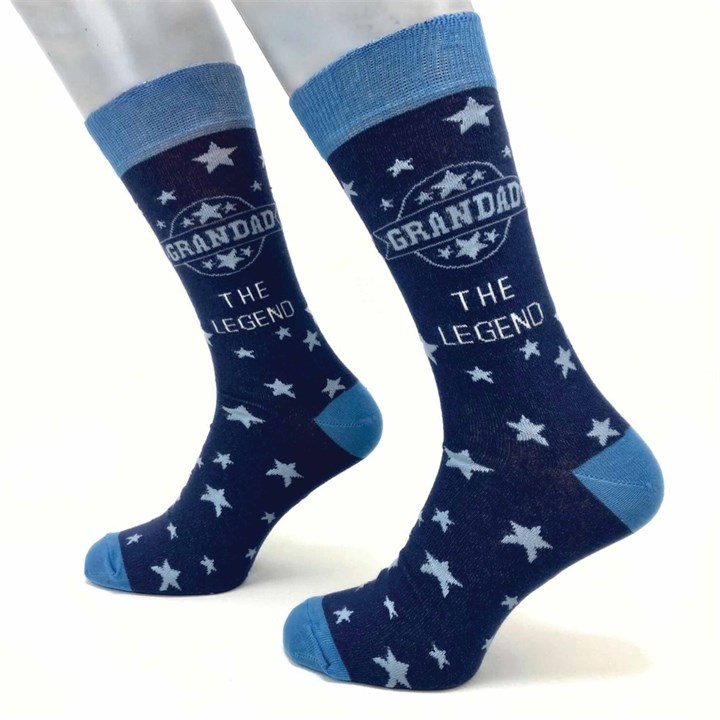 Grandad The Legend Socks - Size 7 - 11