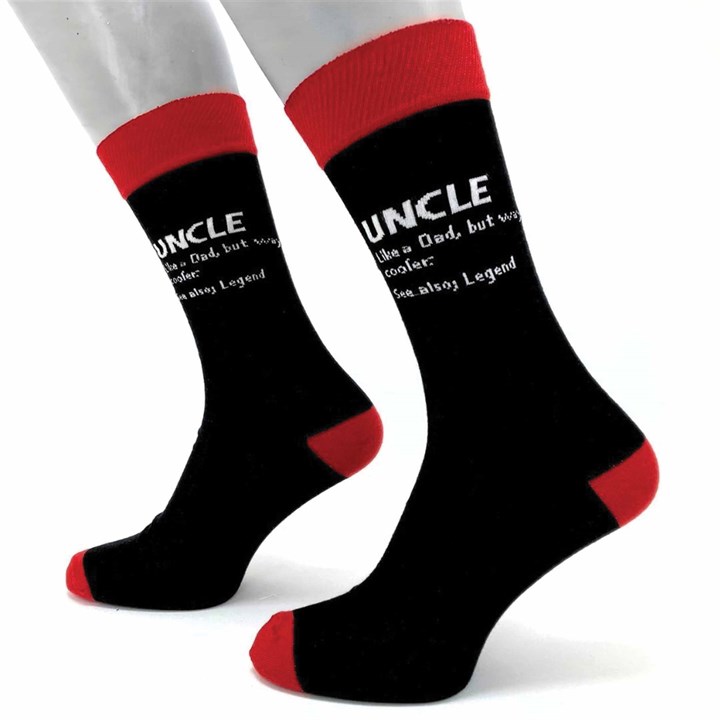 Uncle Dictionary Definition Socks - Size 7 - 11