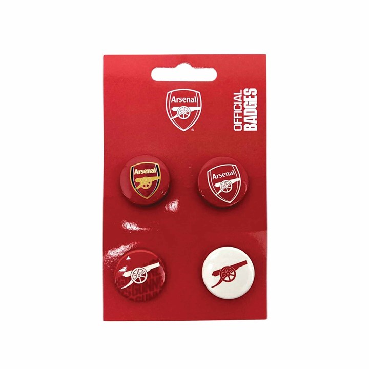 Arsenal FC Button Badge Set