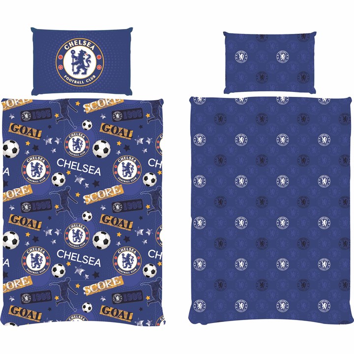 Chelsea FC Striker Single Duvet Set