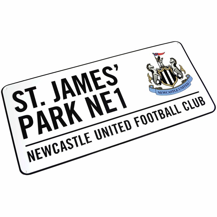 Newcastle United FC Street Sign