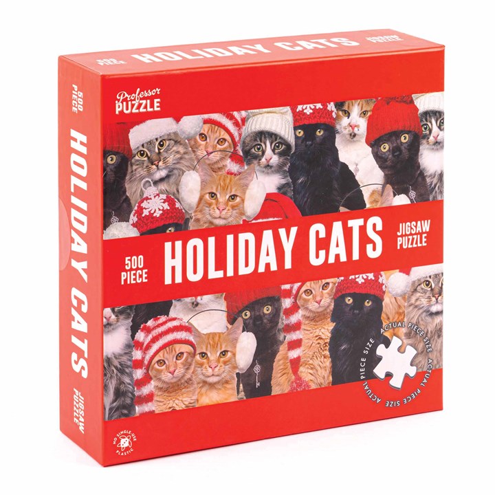 Christmas Holiday Cats Jigsaw