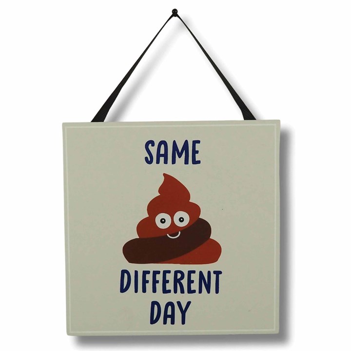 Same Sh*t Different Day - Hanging Plaque