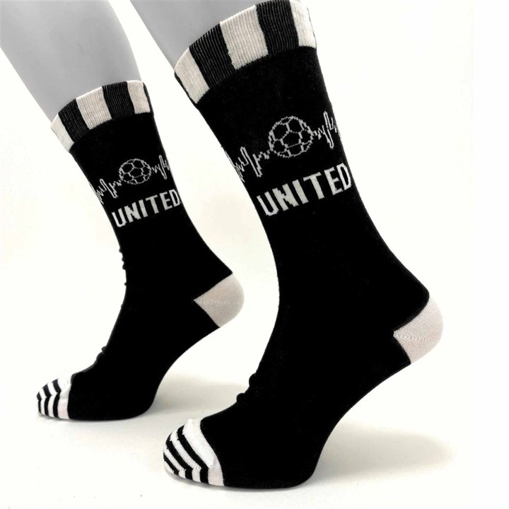 United Stripe Football Socks - Size 7 - 11